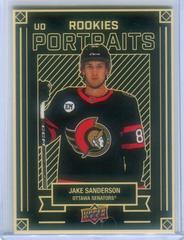 Jake Sanderson #P-79 Hockey Cards 2022 Upper Deck UD Portraits Prices