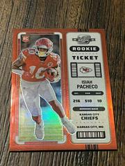 Isiah Pacheco [Red] #75 Football Cards 2022 Panini Contenders Optic Prices