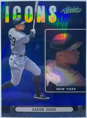 Aaron Judge [Spectrum Blue] #I-6 Baseball Cards 2022 Panini Absolute Icons Prices