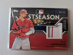 Nick Castellanos [Red] #PPR-NC Baseball Cards 2023 Topps Postseason Performance Relics Prices