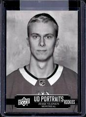 Jesse Ylonen [Black & White] Hockey Cards 2021 Upper Deck UD Portraits Prices