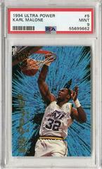 Karl Malone Basketball Cards 1994 Ultra Power Prices