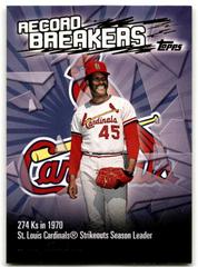 Bob Gibson #RB-BG Baseball Cards 2003 Topps Record Breakers Prices