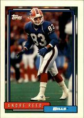 Andre Reed #741 Football Cards 1992 Topps Prices