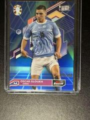 Oscar Gloukh [Blue Aqua Vaporwave Refractor] #41 Soccer Cards 2023 Topps Finest Road to UEFA EURO Prices