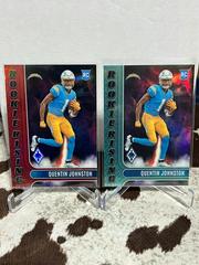 Quentin Johnston [Teal] #RIS-10 Football Cards 2023 Panini Phoenix Rookie Rising Prices