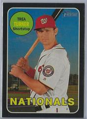 Trea Turner [Black Border] #104 Baseball Cards 2018 Topps Heritage Prices