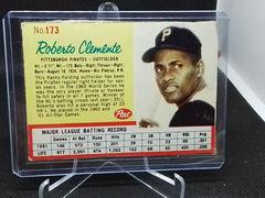 Roberto Clemente [Hand Cut Blue Lines] #173 Baseball Cards 1962 Post Cereal Prices