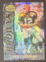Vinny Testaverde [Black Refractor] #38 Football Cards 1995 Bowman's Best Prices
