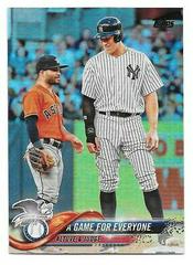Aaron Judge, Jose Altuve [Rainbow Foil] #US79 Baseball Cards 2018 Topps Update Prices