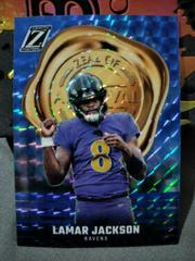 Lamar Jackson [Blue] #5 Football Cards 2023 Panini Zenith Zeal of Approval Prices