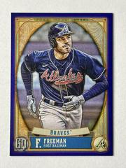 Freddie Freeman [Indigo] #1 Baseball Cards 2021 Topps Gypsy Queen Prices
