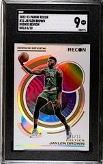 Jaylen Brown [Gold] #138 Basketball Cards 2022 Panini Recon Prices