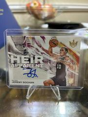 Jeremy Sochan #HA-JSS Basketball Cards 2022 Panini Court Kings Heir Apparent Prices