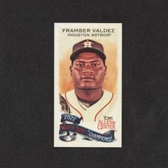 Framber Valdez Baseball Cards 2023 Topps Allen & Ginter World Series Champions Mini Prices