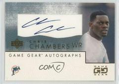Chris Chambers Football Cards 2001 Upper Deck Game Gear Autographs Prices