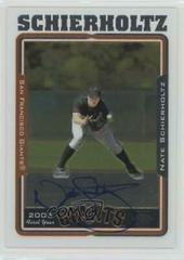 Nate Schierholtz [Autograph] Baseball Cards 2005 Topps Chrome Prices