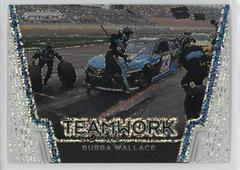 Bubba Wallace [White Sparkle] #T13 Racing Cards 2021 Panini Prizm Teamwork Prices