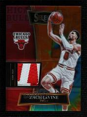 Zach LaVine [Tie Dye Prizm] Basketball Cards 2021 Panini Select Selective Swatches Prices