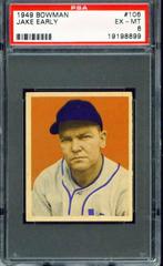 Jake Early #106 Baseball Cards 1949 Bowman Prices