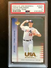 Justin Verlander Baseball Cards 2003 Upper Deck USA Baseball National Team Prices