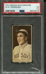 Olaf Henriksen Baseball Cards 1912 T207 Brown Background Prices