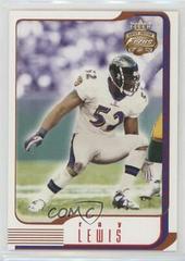 Ray Lewis [Jersey Numbers] Football Cards 2002 Fleer Focus Jersey Edition Prices