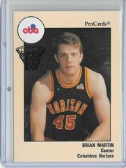 Brian Martin #79 Basketball Cards 1989 Procards Cba Prices