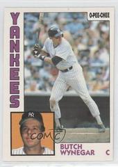Butch Wynegar #123 Baseball Cards 1984 O Pee Chee Prices