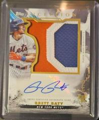 Brett Baty Baseball Cards 2023 Topps Inception Autograph Jumbo Patch Prices