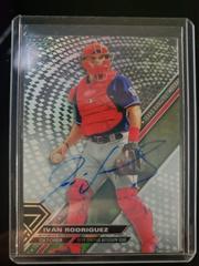 Ivan Rodriguez [Autograph] #IR Baseball Cards 2017 Topps High Tek Prices