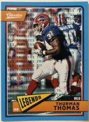 Thurman Thomas [Timeless Tributes Blue] Football Cards 2018 Panini Classics Prices