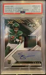 Ahmad 'Sauce' Gardner [White] #RSA-AG Football Cards 2022 Panini XR Rookie Swatch Autographs Prices