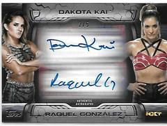 Dakota Kai, Raquel Gonzalez [Black] Wrestling Cards 2021 Topps WWE Undisputed Dual Autographs Prices