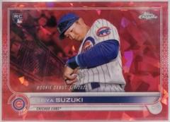 Seiya Suzuki [Red] #US8 Baseball Cards 2022 Topps Chrome Update Sapphire Prices