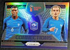 Paul Pogba, Antoine Griezmann [Silver Prizm] Soccer Cards 2018 Panini Prizm World Cup Connections Prices