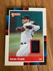 Aaron Civale #R88M-AC Baseball Cards 2022 Panini Donruss Retro 1988 Materials Prices