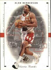 Alan Henderson #13 Basketball Cards 1998 SP Authentic Prices