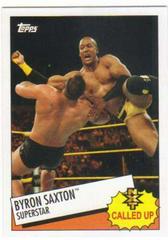 Byron Saxton #23 Wrestling Cards 2015 Topps Heritage WWE NXT Called Up Prices