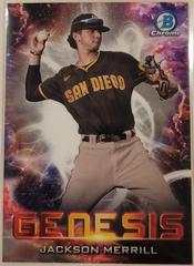 Jackson Merrill #GNS-19 Baseball Cards 2021 Bowman Draft Genesis Prices