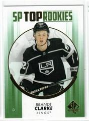 Brandt Clarke [Green] #TR-5 Hockey Cards 2022 SP Authentic Top Rookies Prices