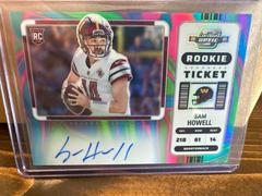 Sam Howell [SP Variation Rookie Ticket Autograph Neon Marble] #133 Football Cards 2022 Panini Contenders Optic Prices