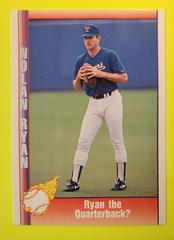 Ryan the [Quarterback] Baseball Cards 1992 Pacific Nolan Ryan Prices