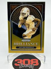 Jaylen Waddle [Gold] #B-12 Football Cards 2022 Panini Prizm Brilliance Prices