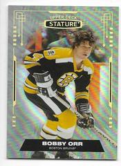 Bobby Orr Hockey Cards 2021 Upper Deck Stature Prices