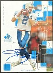 Tim Couch [Autograph Gold] #TC Football Cards 1999 SP Signature Prices