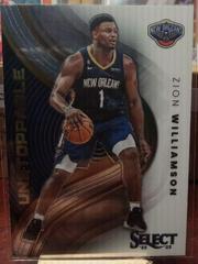 Zion Williamson [Silver] #8 Basketball Cards 2022 Panini Select Unstoppable Prices