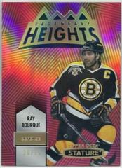 Ray Bourque [Red] Hockey Cards 2021 Upper Deck Stature Legendary Heights Prices