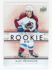 Alex Newhook [Red] Hockey Cards 2021 Upper Deck Ovation UD Glass Rookies Prices
