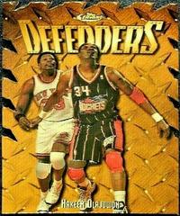 Hakeem Olajuwon #313 Basketball Cards 1997 Finest Embossed Prices